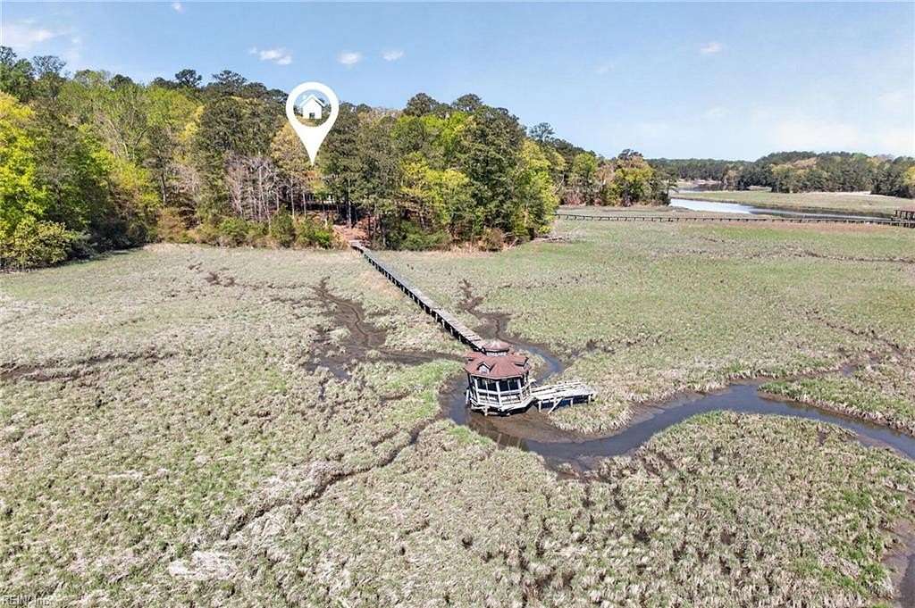 7 Acres of Land with Home for Sale in Smithfield, Virginia