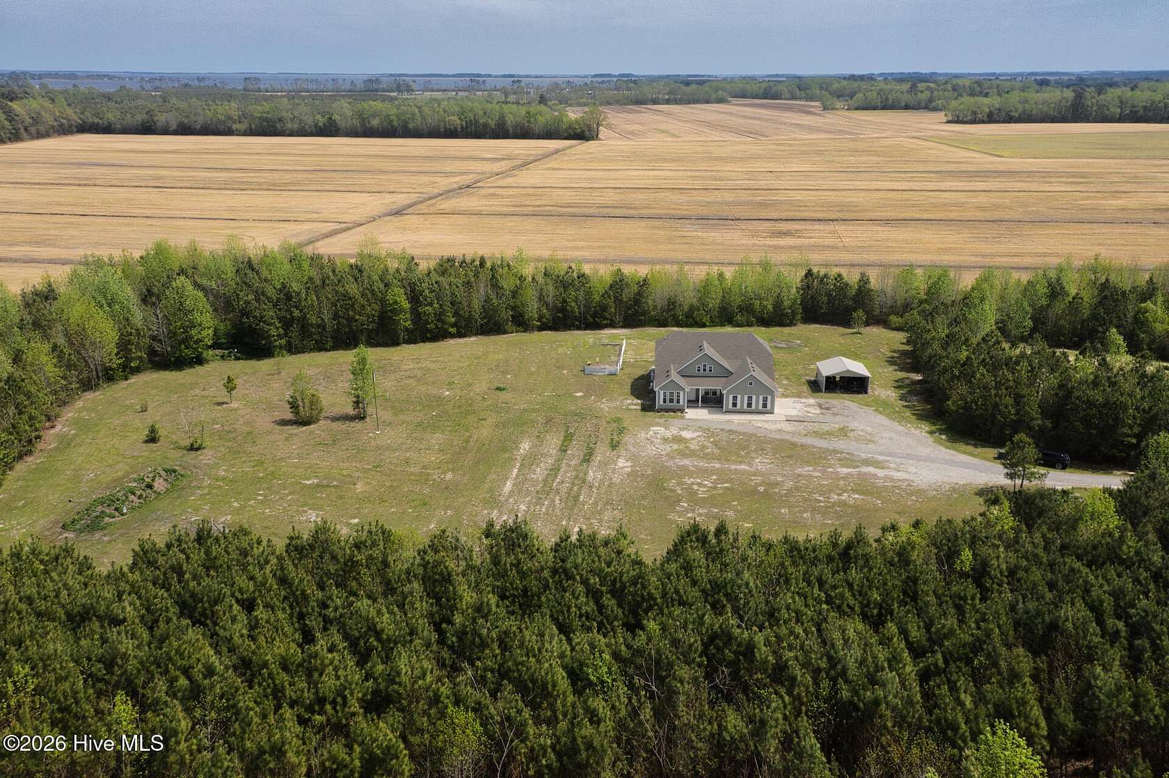 13 Acres of Land with Home for Sale in Barco, North Carolina