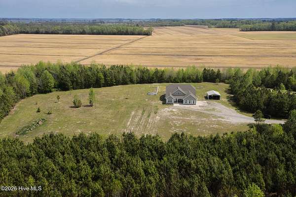 13 Acres of Land with Home for Sale in Barco, North Carolina