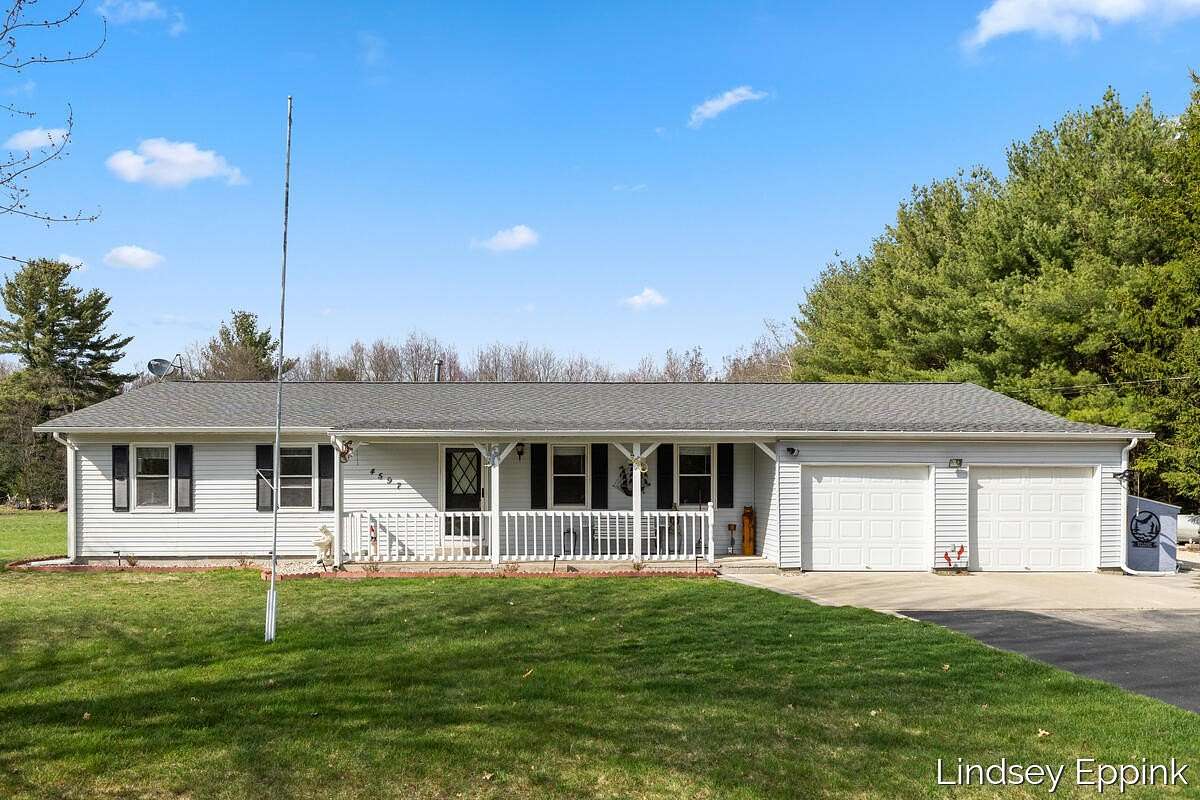 5.14 Acres of Land with Home for Sale in Grant, Michigan