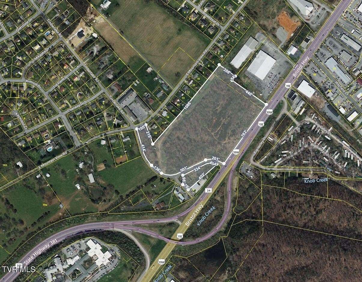 18.2 Acres of Commercial Land for Sale in Johnson City, Tennessee