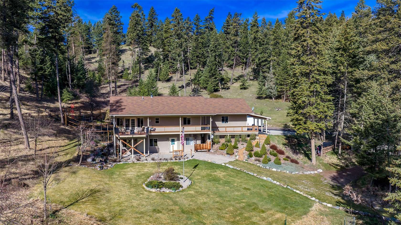 4 Acres of Land with Home for Sale in Kalispell, Montana