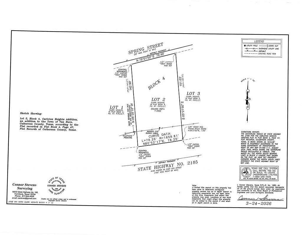 0.03 Acres of Residential Land for Sale in Van Horn, Texas