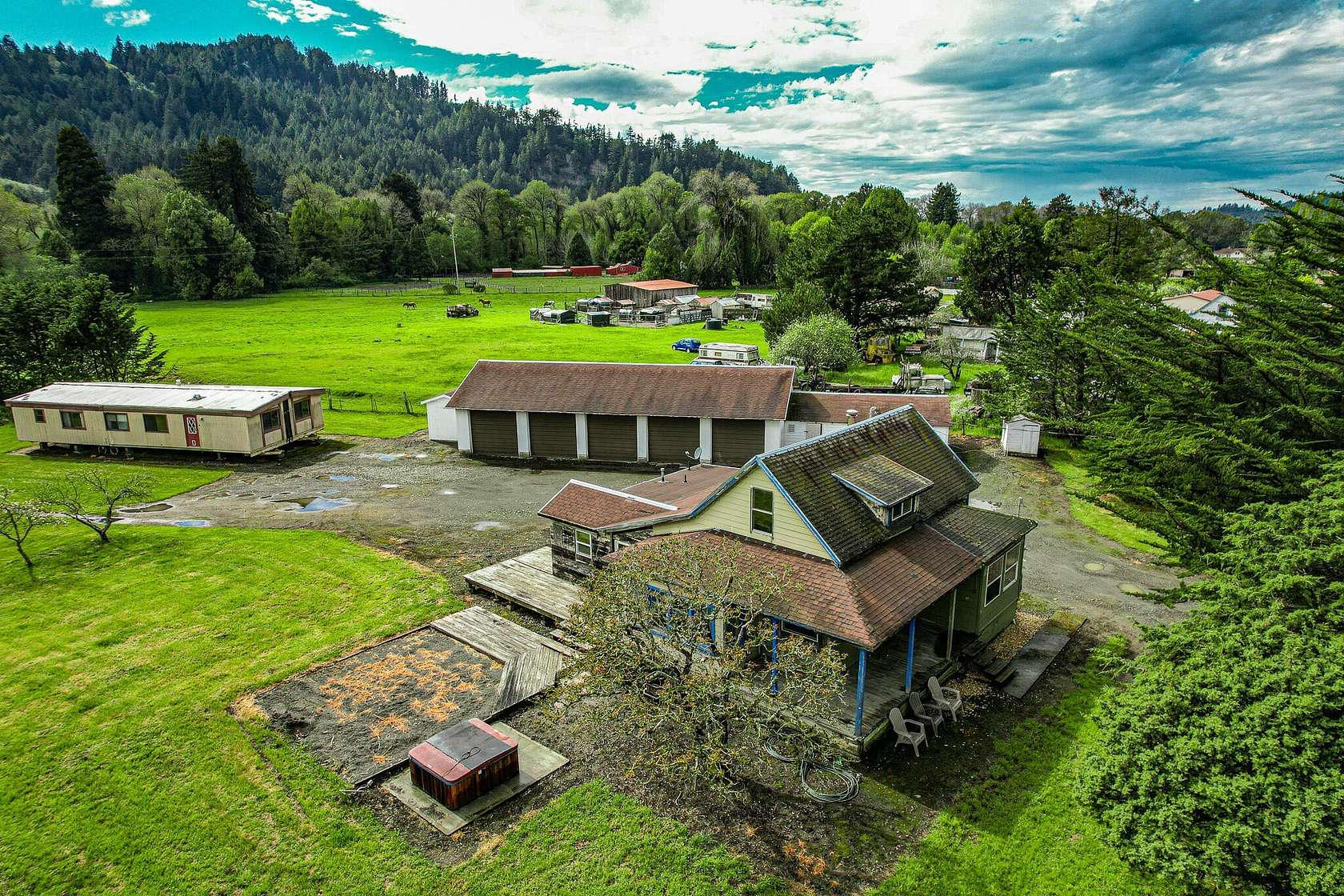 4.23 Acres of Land with Home for Sale in Carlotta, California