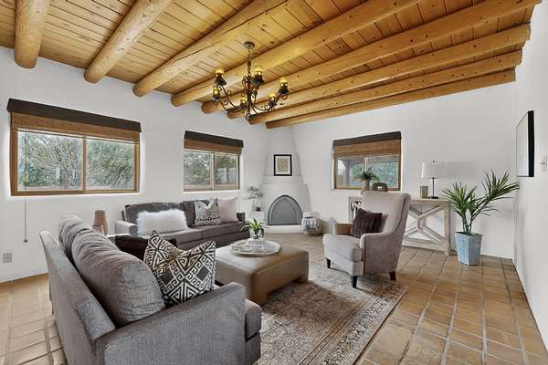 7.78 Acres of Land with Home for Sale in Santa Fe, New Mexico