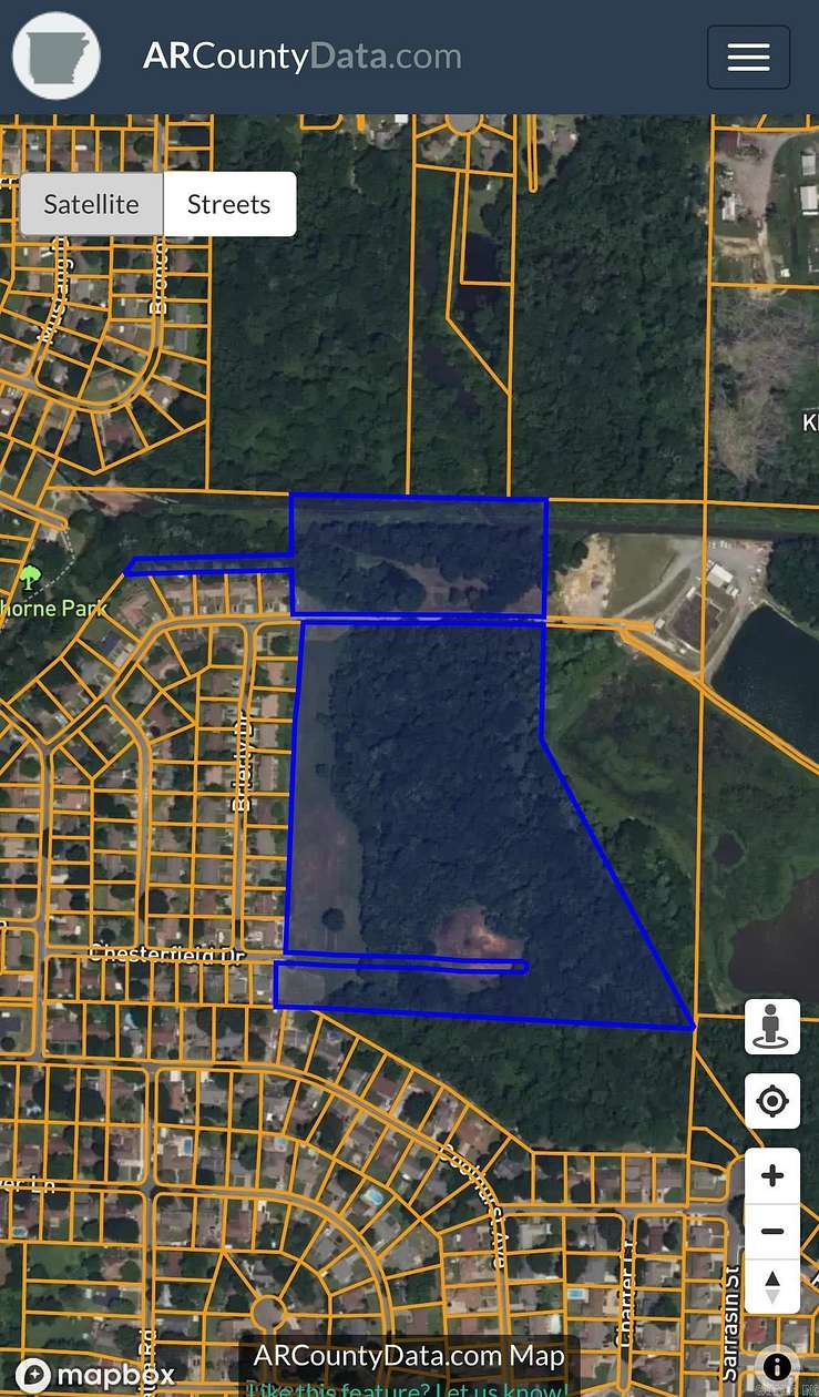 21.6 Acres of Land for Sale in Sherwood, Arkansas