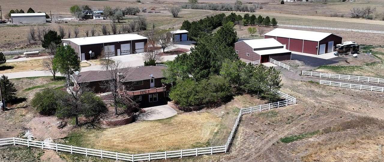 15 Acres of Recreational Land with Home for Sale in Keenesburg, Colorado