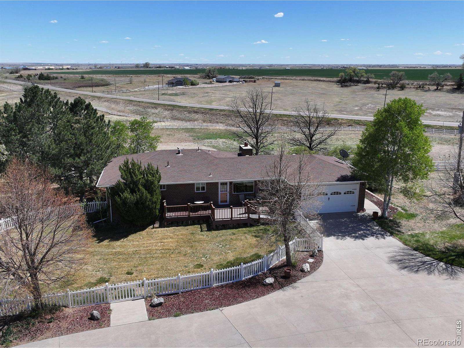 15 Acres of Recreational Land with Home for Sale in Keenesburg, Colorado