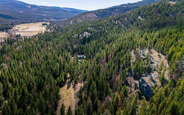 36 Acres of Recreational Land with Home for Sale in Kila, Montana