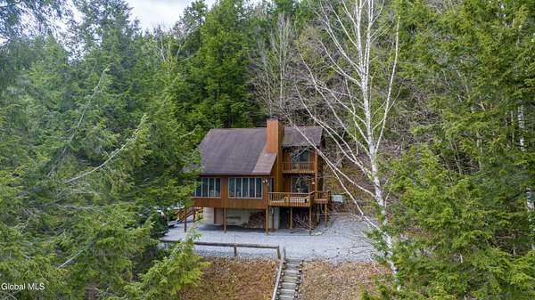 40.9 Acres of Recreational Land with Home for Sale in Warrensburg, New York