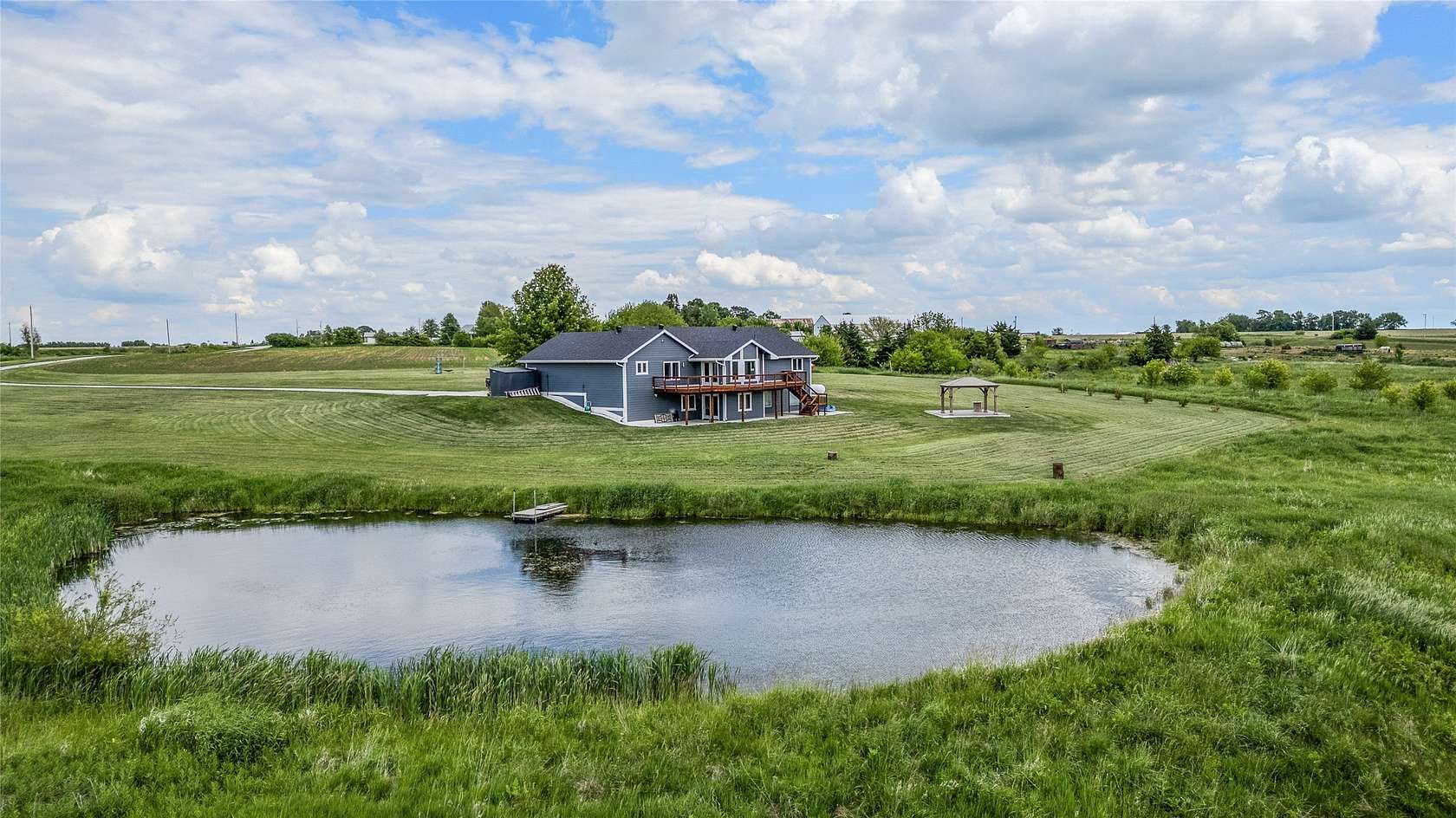 6.45 Acres of Land with Home for Sale in Truro, Iowa