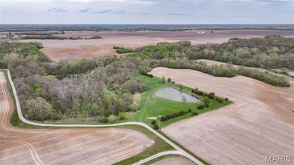 27.6 Acres of Recreational & Residential Land for Sale in Medora, Illinois