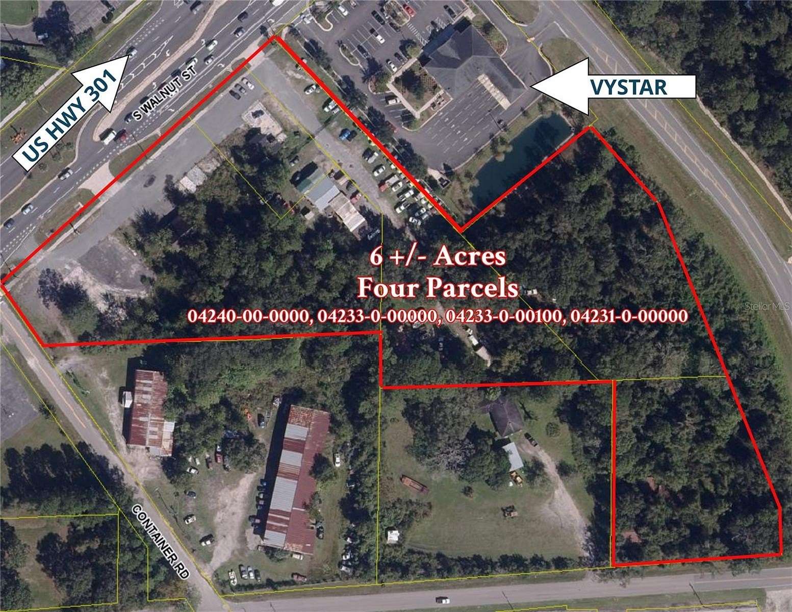 7 Acres of Commercial Land for Sale in Starke, Florida
