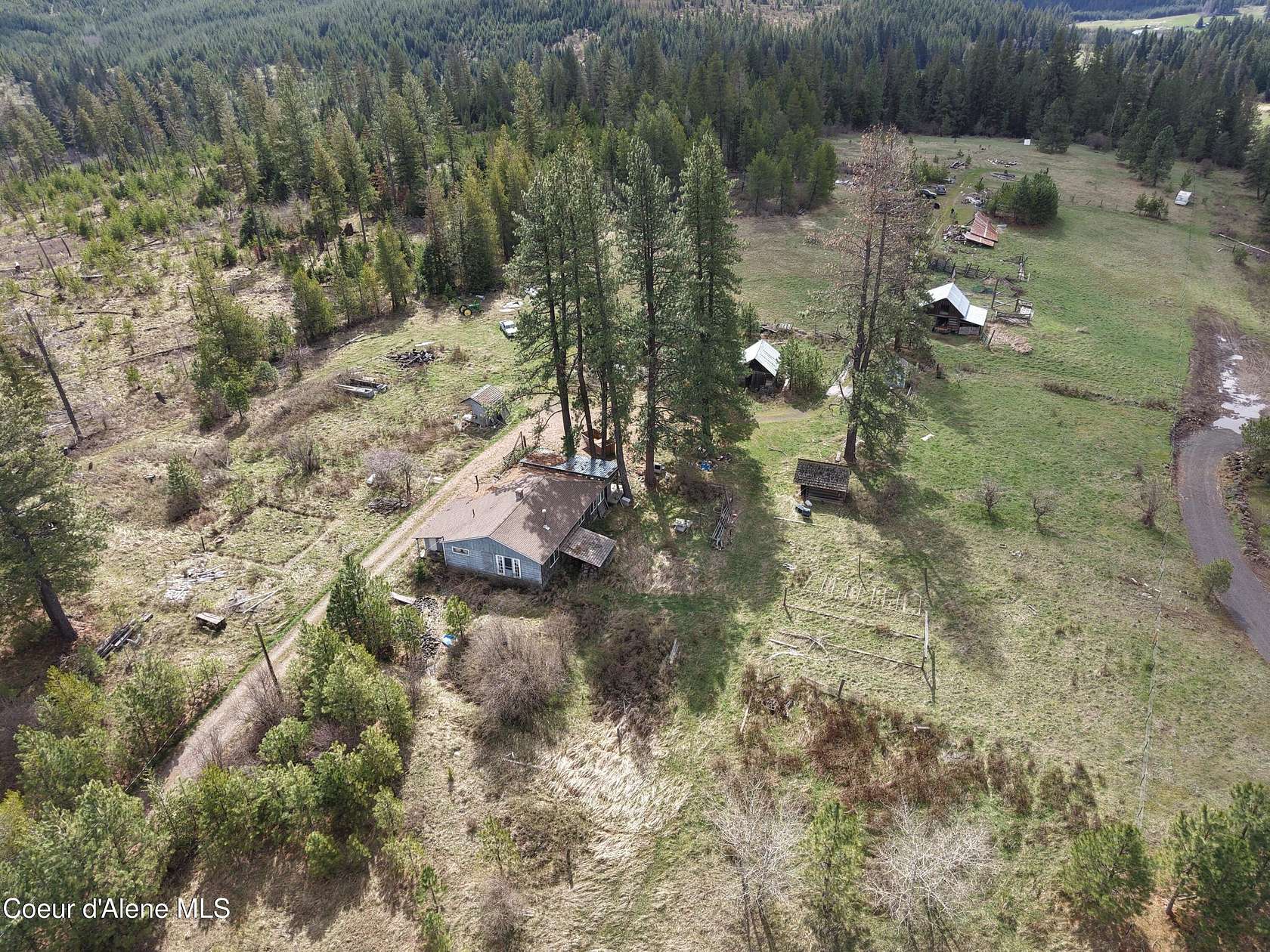 10 Acres of Land with Home for Sale in St. Maries, Idaho