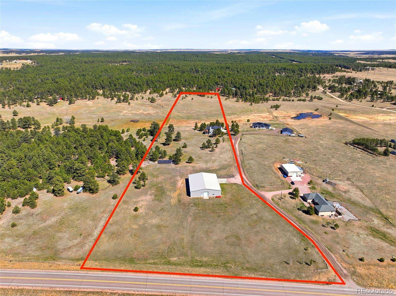 14.6 Acres of Land with Home for Sale in Colorado Springs, Colorado