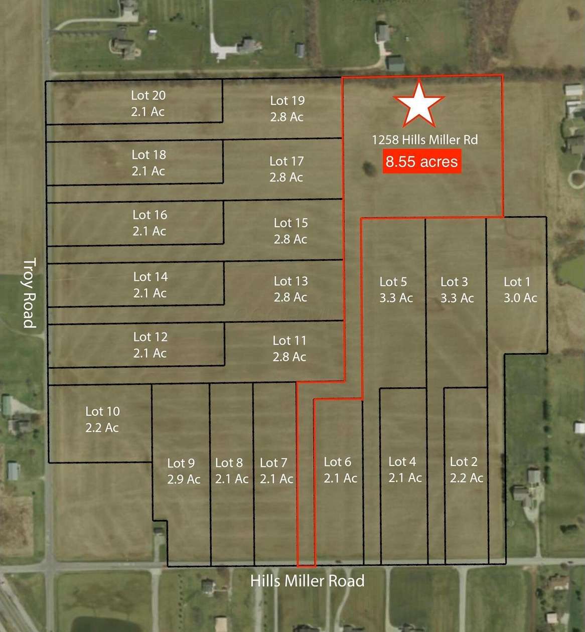 8.55 Acres of Residential Land for Sale in Delaware, Ohio