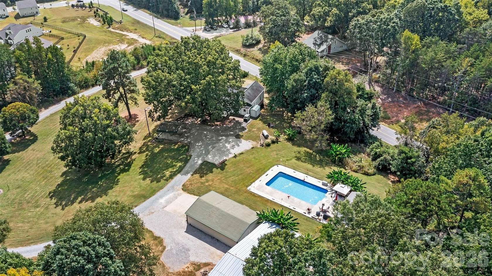 3 Acres of Land with Home for Sale in Maiden, North Carolina