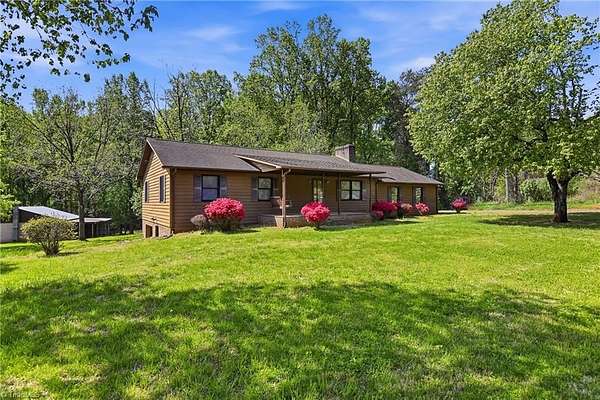 5.16 Acres of Land with Home for Sale in Boonville, North Carolina