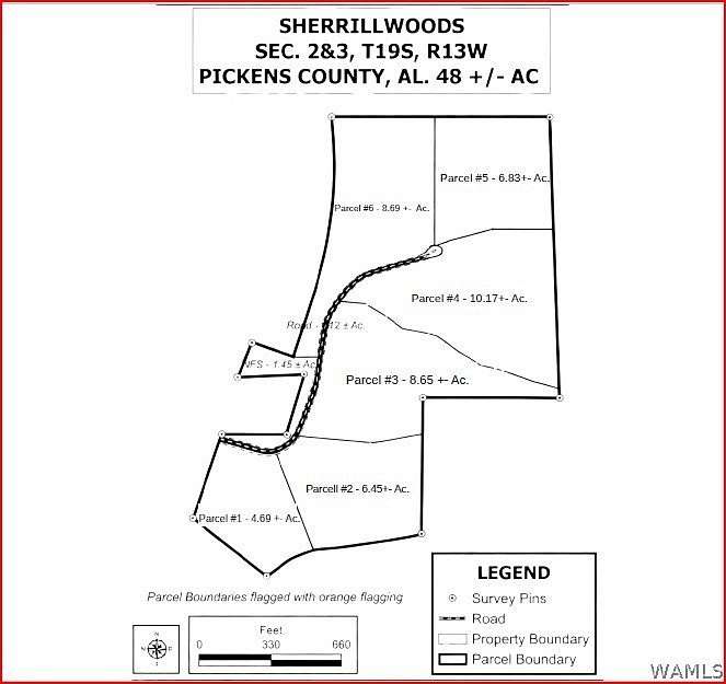 6.83 Acres of Land for Sale in Gordo, Alabama