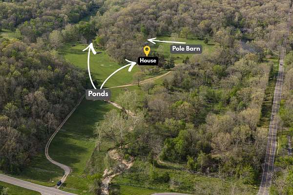 31.7 Acres of Recreational Land with Home for Sale in Strafford, Missouri