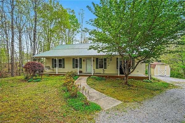 10 Acres of Land with Home for Sale in Blanch, North Carolina