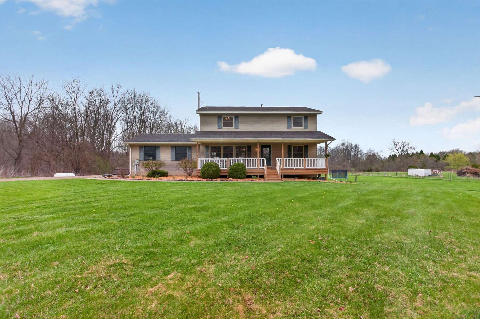 21.6 Acres of Recreational Land with Home for Sale in Concord, Michigan