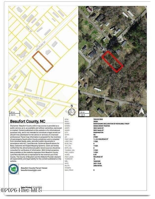 0.68 Acres of Land for Sale in Belhaven, North Carolina