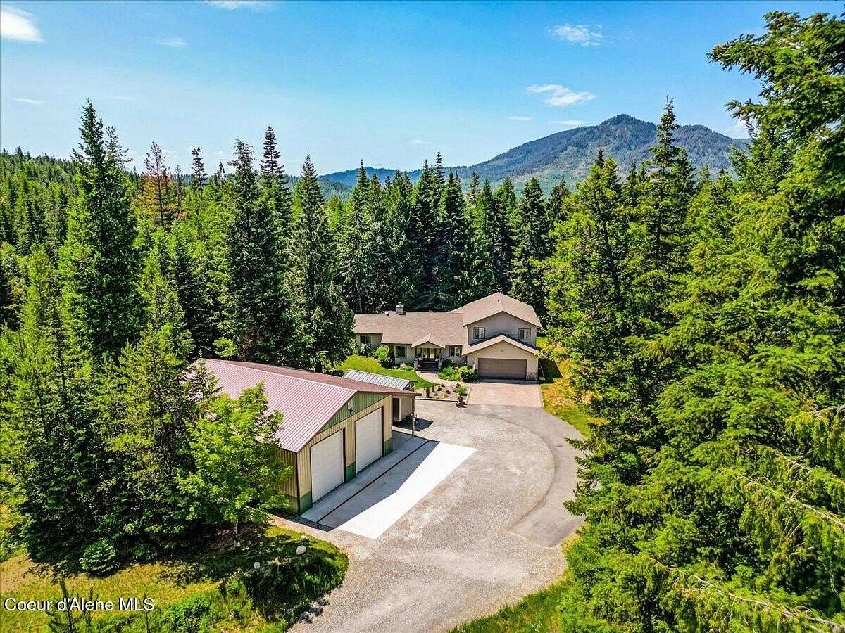 5 Acres of Land with Home for Sale in Cocolalla, Idaho