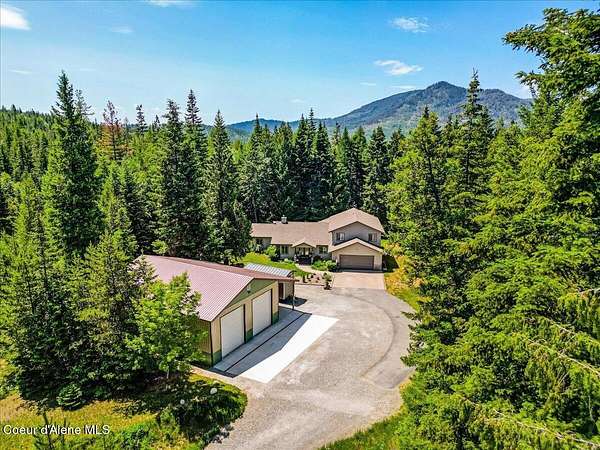 5 Acres of Land with Home for Sale in Cocolalla, Idaho