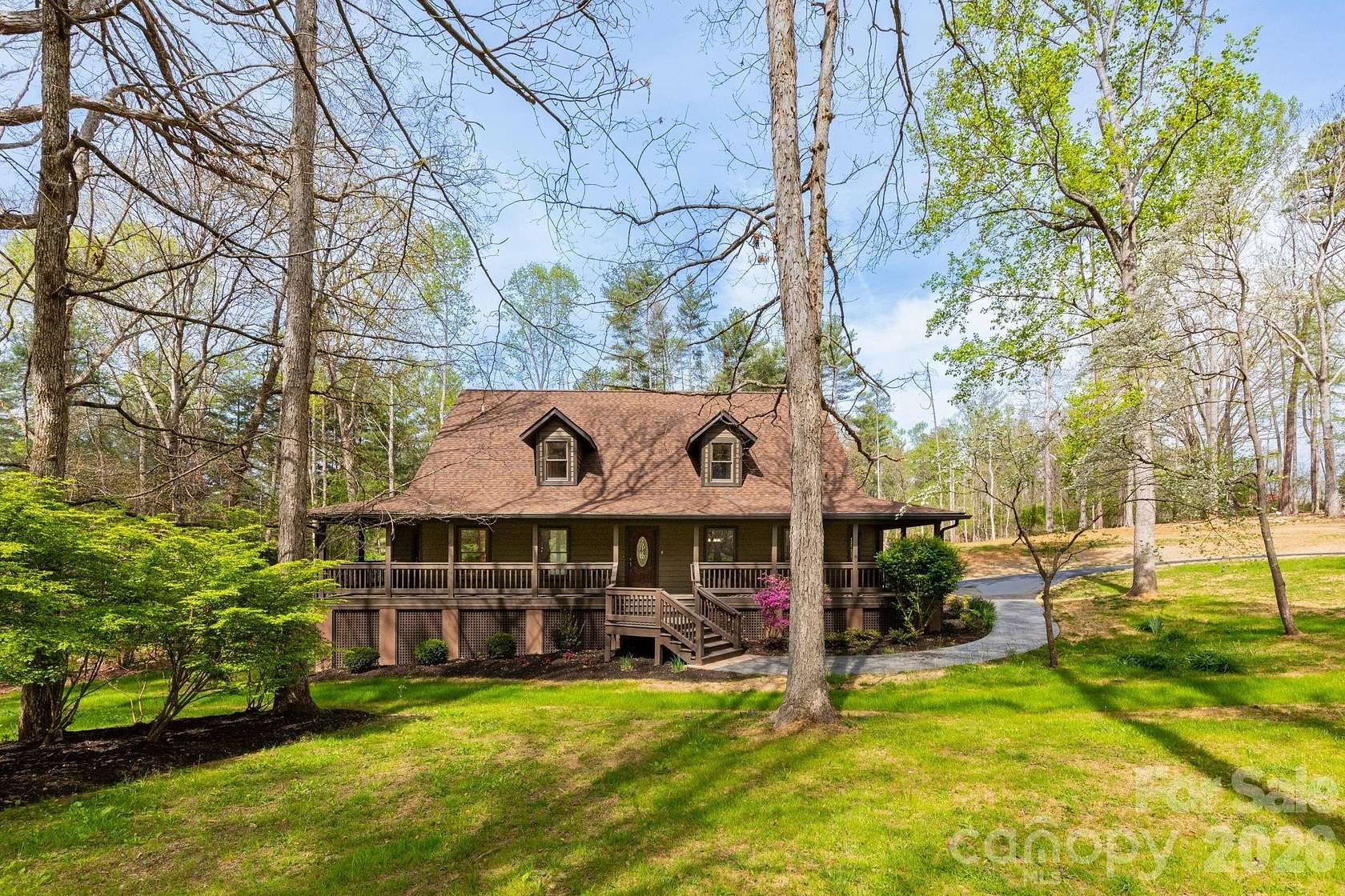 1.5 Acres of Land with Home for Sale in Fletcher, North Carolina