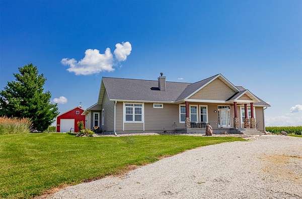 2 Acres of Land with Home for Sale in Maxwell, Iowa
