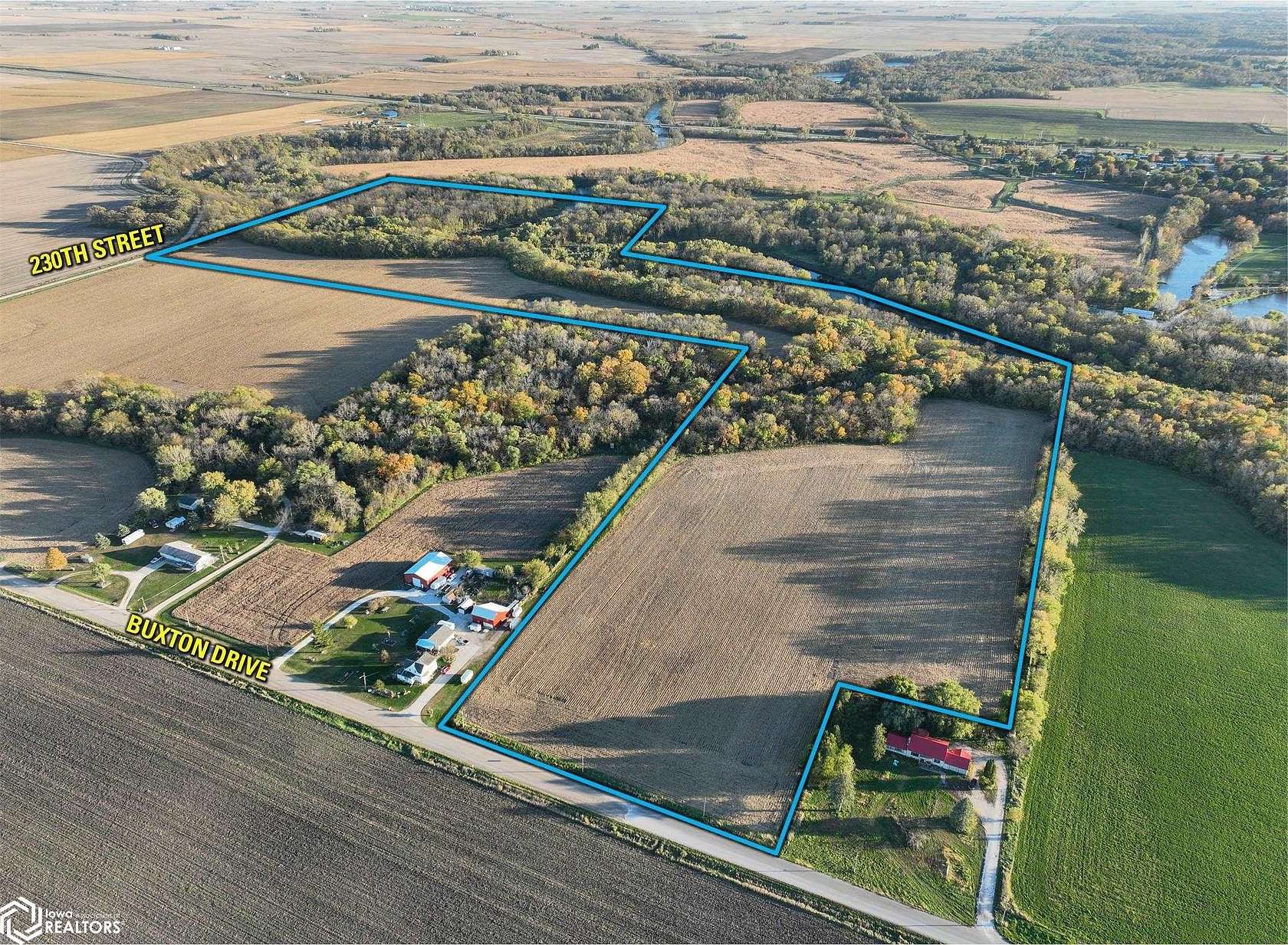 75.7 Acres of Land for Sale in Webster City, Iowa