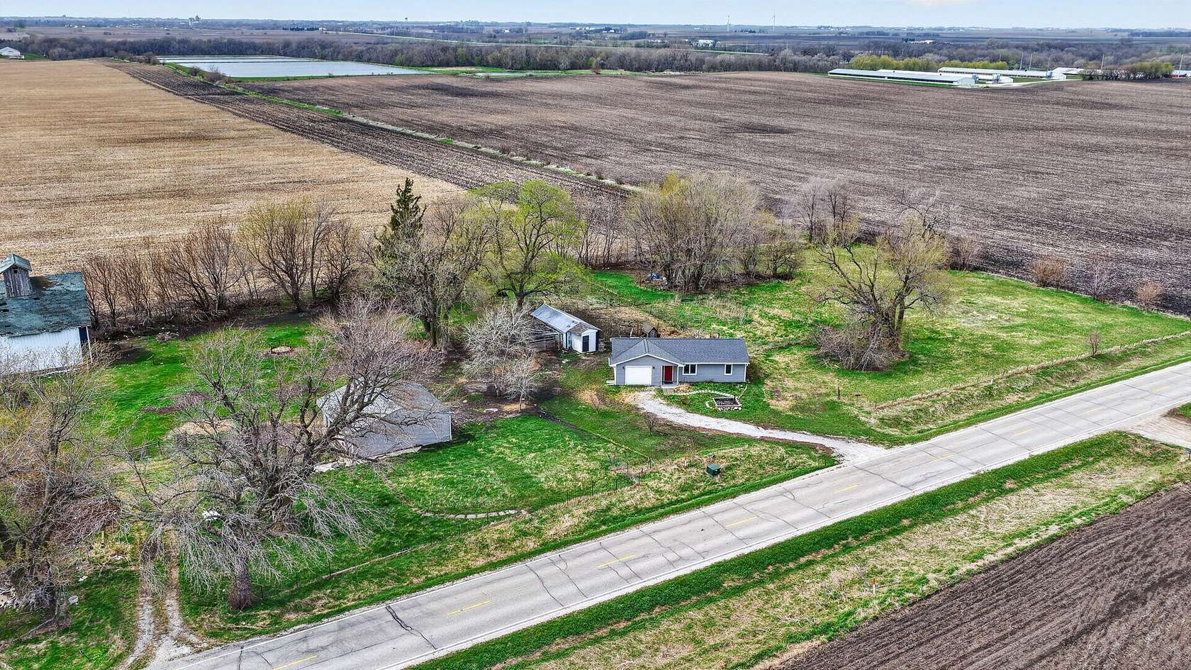 3.49 Acres of Land with Home for Sale in Ellsworth, Iowa