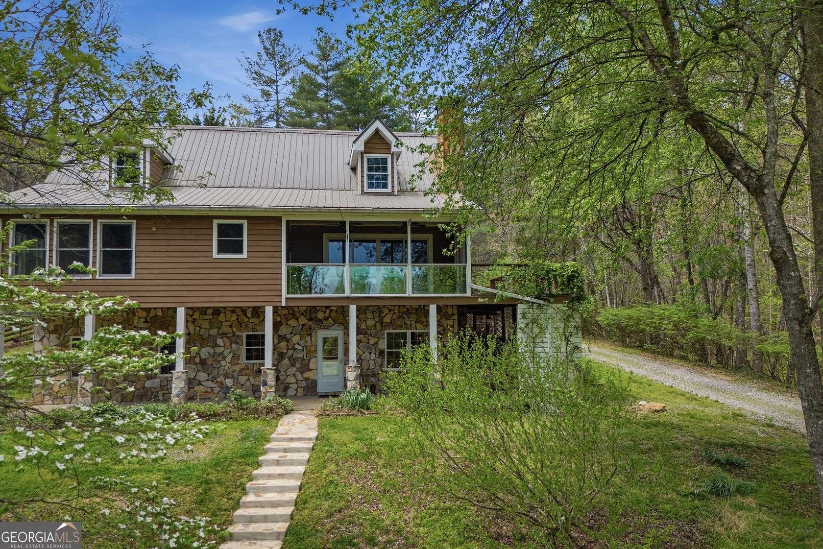 8.17 Acres of Land with Home for Sale in Young Harris, Georgia