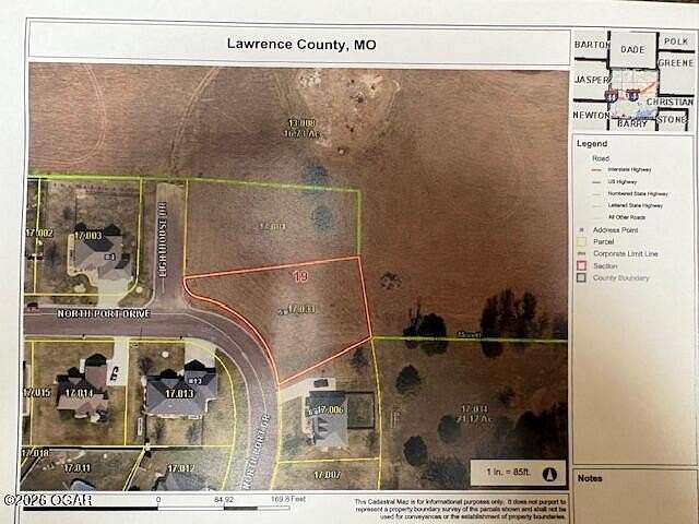 0.51 Acres of Residential Land for Sale in Monett, Missouri