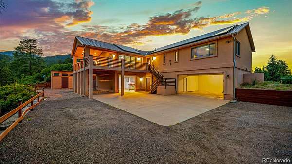 4 Acres of Land with Home for Sale in Colorado Springs, Colorado