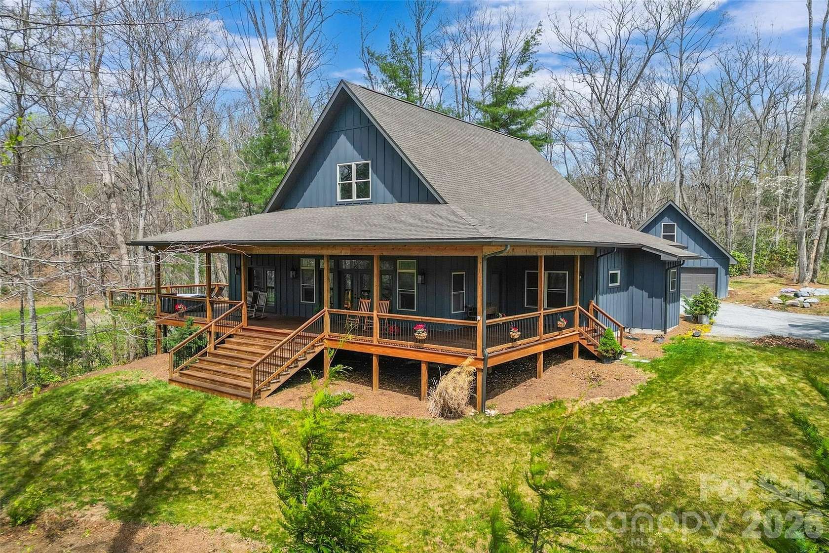 2.6 Acres of Land with Home for Sale in Fairview, North Carolina