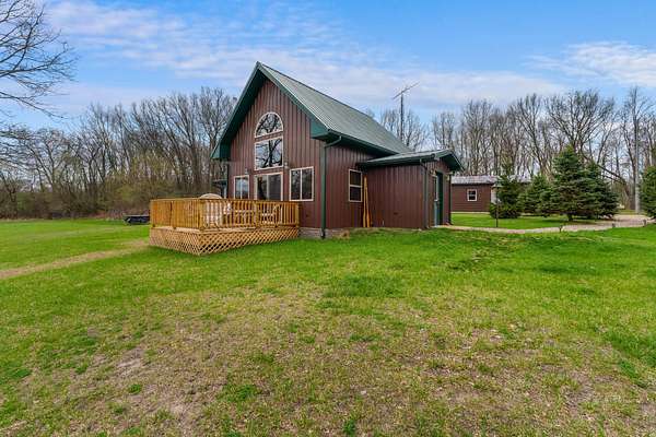 6.48 Acres of Land with Home for Sale in Hillsdale, Michigan