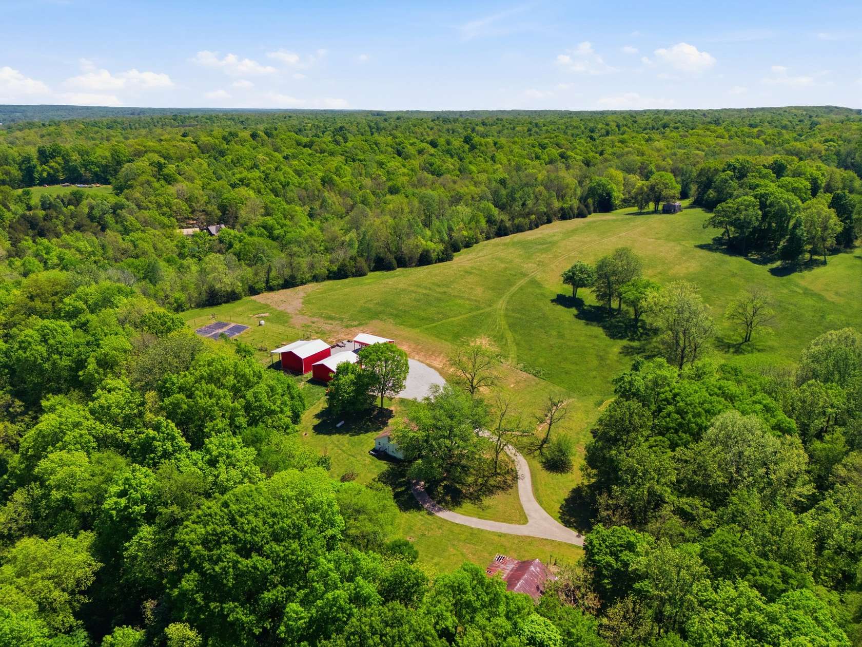 90 Acres of Recreational Land with Home for Sale in Cumberland Furnace, Tennessee