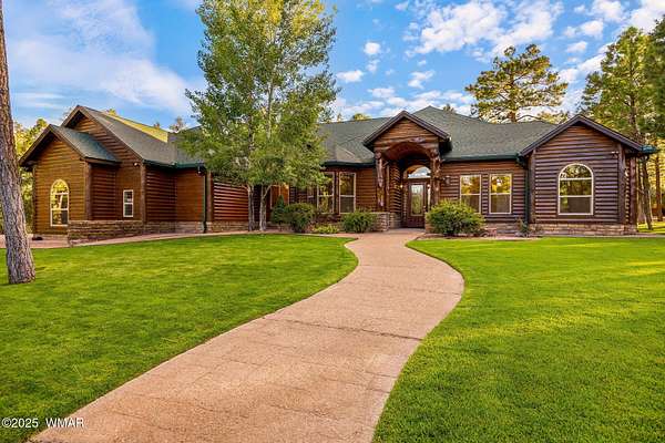 5.17 Acres of Land with Home for Sale in Lakeside, Arizona