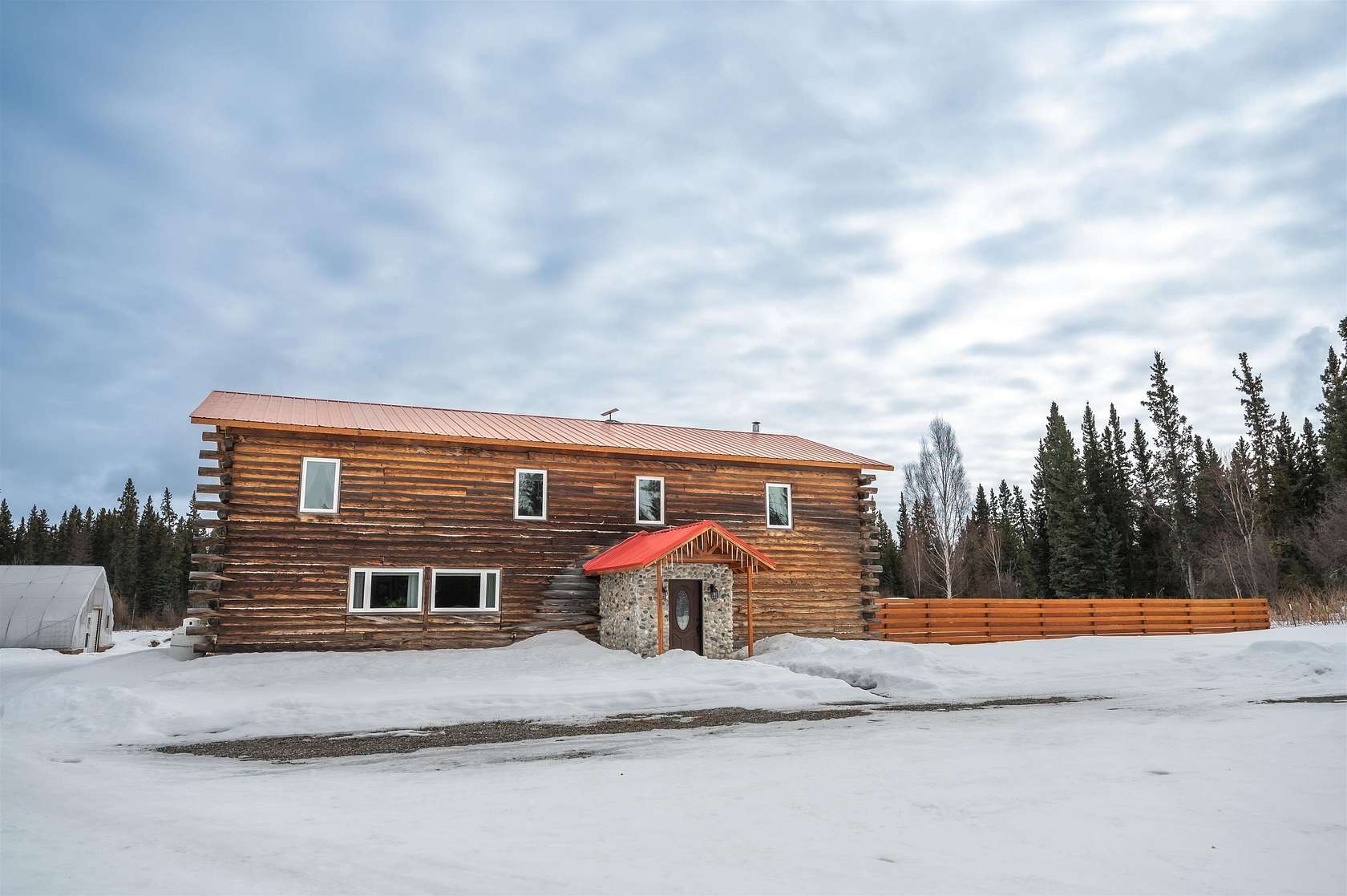 6.69 Acres of Land with Home for Sale in Delta Junction, Alaska