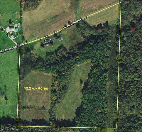 42.2 Acres of Land with Home for Sale in Carrollton, Ohio