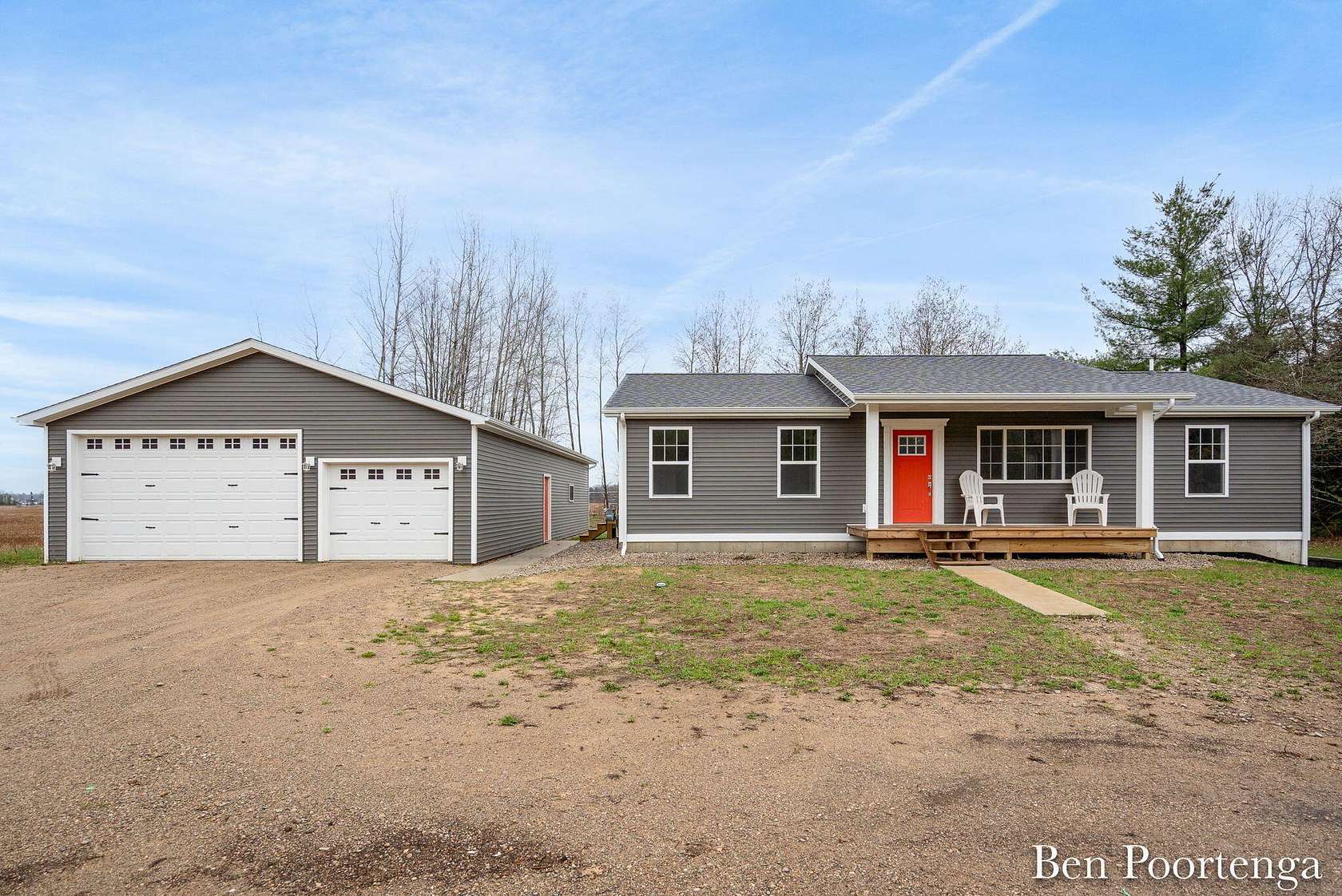 2.5 Acres of Land with Home for Sale in Howard City, Michigan