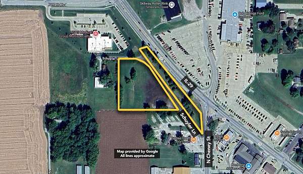 3.54 Acres of Land for Sale in Taylorville, Illinois