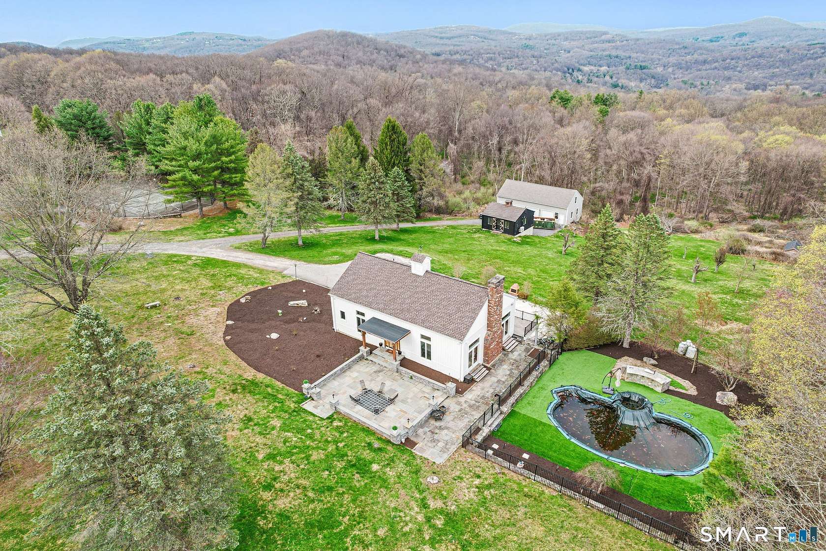 12.8 Acres of Land with Home for Sale in New Milford, Connecticut