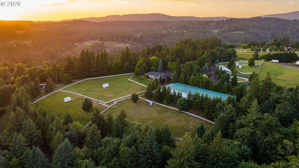 10.5 Acres of Land with Home for Sale in Washougal, Washington