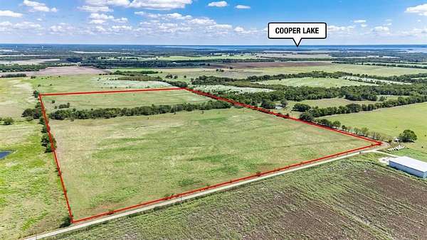 40.2 Acres of Agricultural & Residential Land for Sale in Cooper, Texas