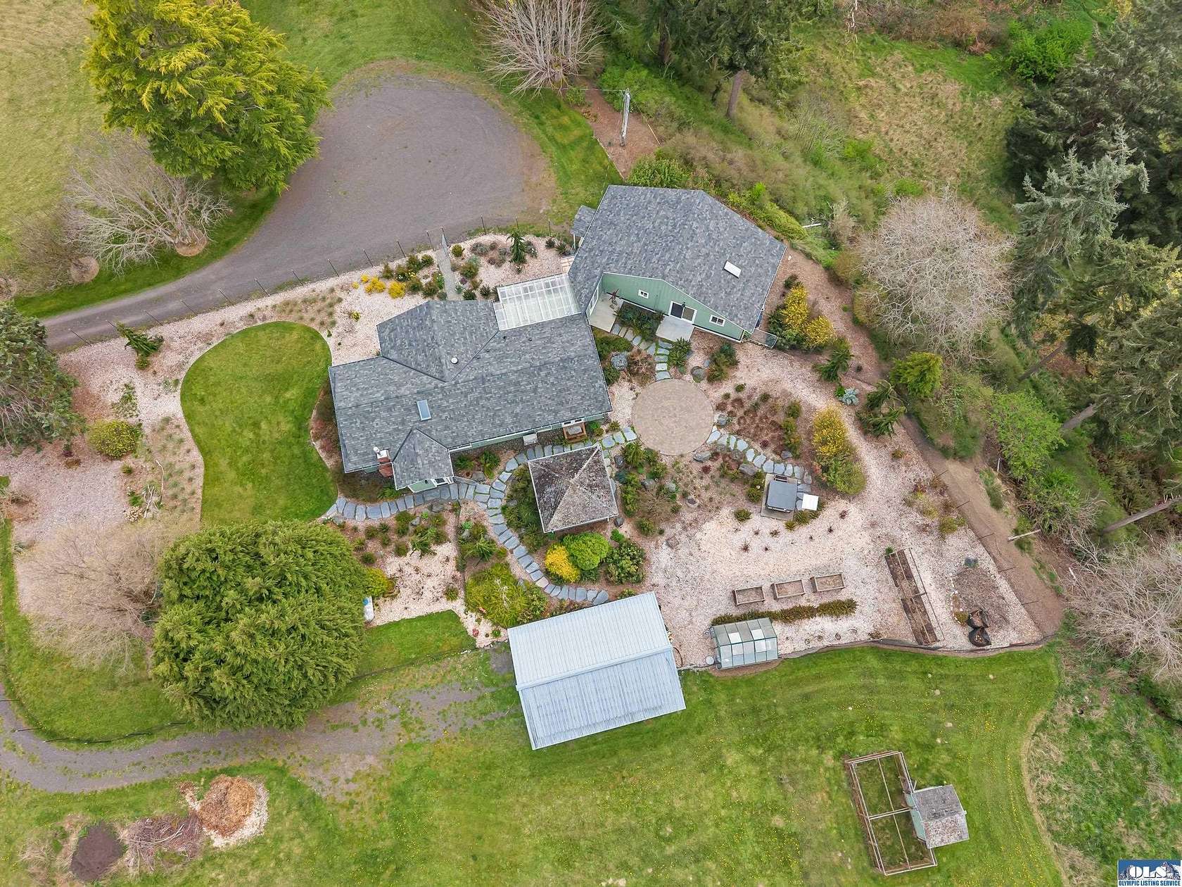 5.83 Acres of Land with Home for Sale in Sequim, Washington