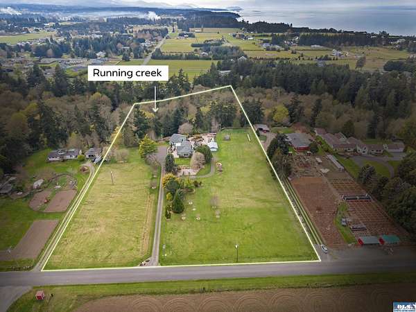 5.83 Acres of Land with Home for Sale in Sequim, Washington
