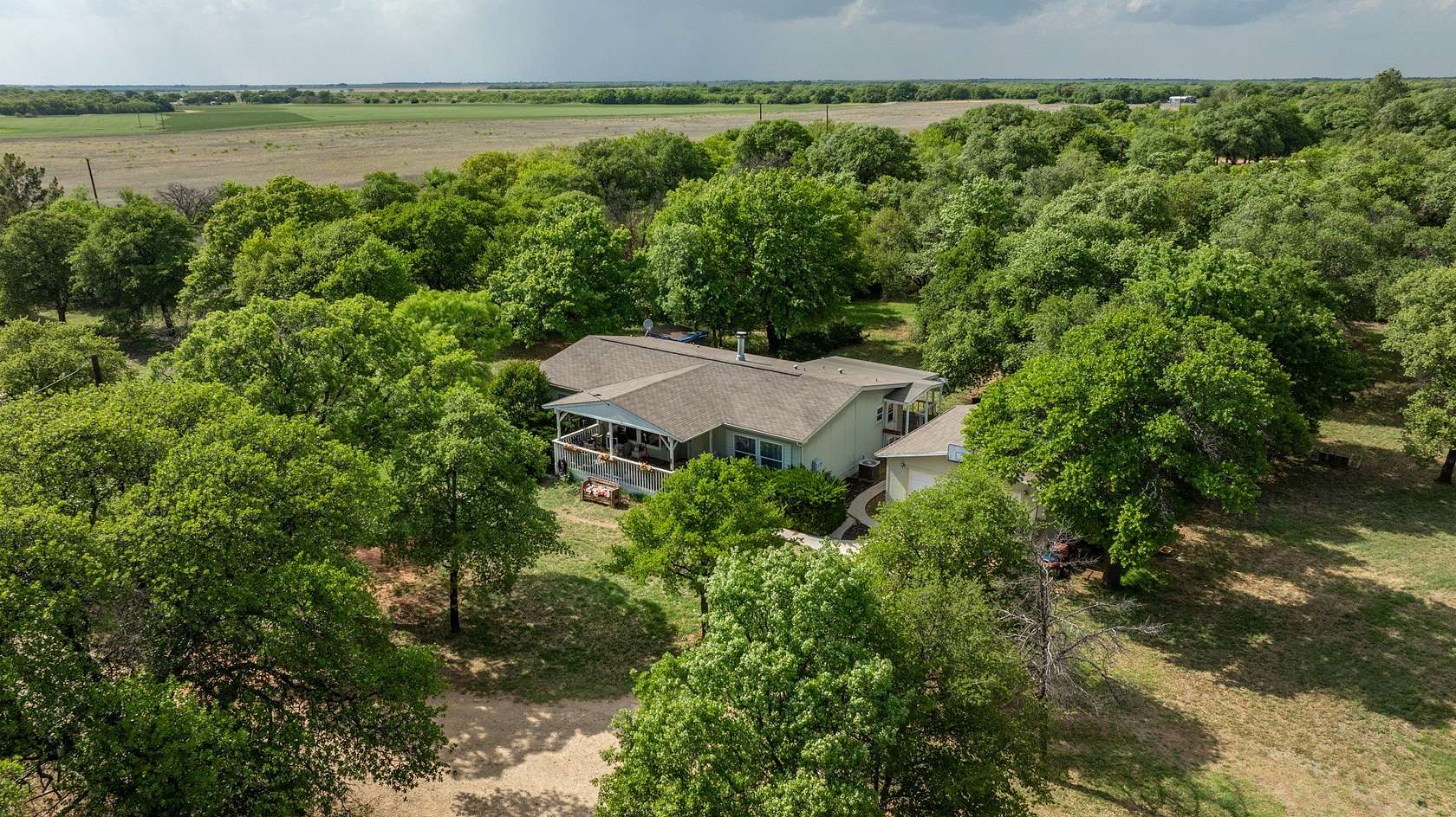 20.1 Acres of Land with Home for Sale in Anson, Texas
